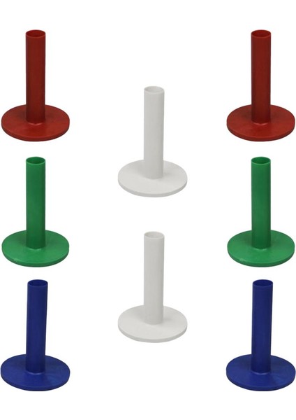 8 Kauçuk Golf Tees Set Golf Mat Tees (45/58/68 / High) 4 Renkler Mix 78MM (Yurt Dışından) fırsatları