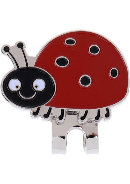 3 Adet Mini Alaşım Golf Topu Marker Manyetik Golf Şapka Klip Klip Köpek Arı ve Ladybird (Yurt Dışından) modelleri