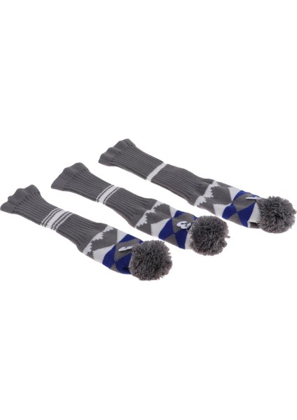 3 Adet / Parça Örgü Ponpon Headcover Golf Sürücüsü Fairway Woods 135 Renk D (Yurt Dışından) fiyatları