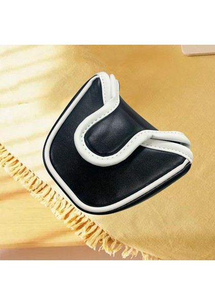 Pu Golf Mallet Kafa Kapak Kulübü Koruyucu Putter Kapak Kol Siyah (Yurt Dışından) fırsatları