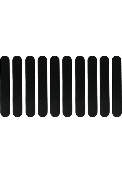 10 Paket Şapka Boyutu Redüktör Koruyucu Ter Absorbe Astar Bant Şeritler Siyah (Yurt Dışından)