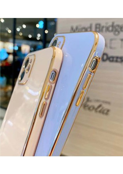 Iphone 11 Kılıf Luxury 12 Görünümlü Yumuşak Silikon Kamera Korumalı Petrol Mavisi