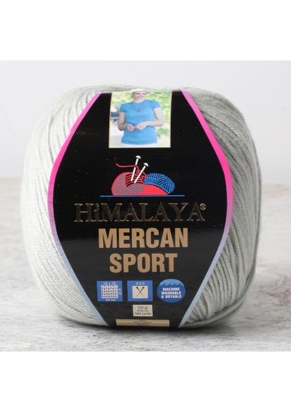 Mercan Sport Merserize Örgü Ipi