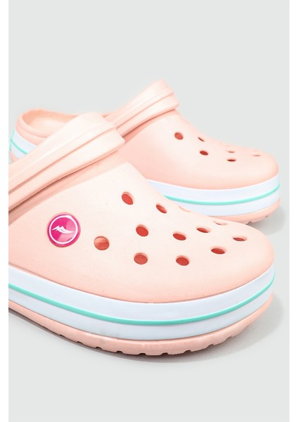 Cross Modeli Pudra Beyaz Su Yeşil Unisex Terlik 0079 fiyatları