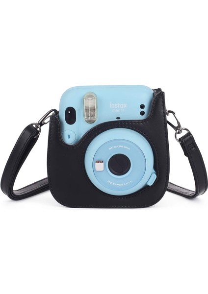 Fujifilm Instax Mini 11 Için Kamera Kılıfı Cep Omuz Askısı ile Pu Deri Çanta (Yurt Dışından)