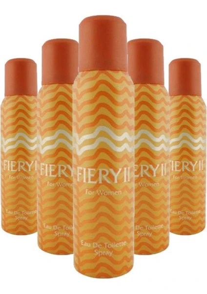 Fiery Exclusive Deo Sprey 150 ml Kadın X5