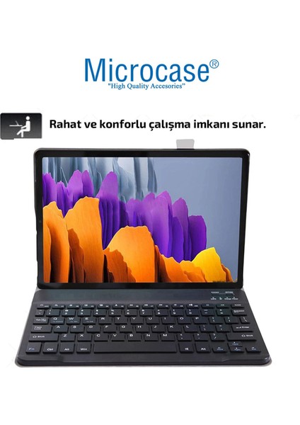 Samsung Galaxy Tab S8 SM-X700 11 Inch Bluetooth Klavyeli Standlı Kılıf - Bkk1