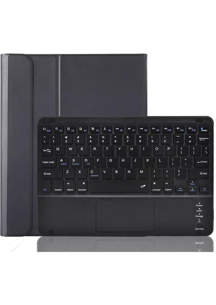 Samsung Galaxy Tab S8 X700 Bluetooth Klavye + Touchpad Standlı Kılıf - Bkk2