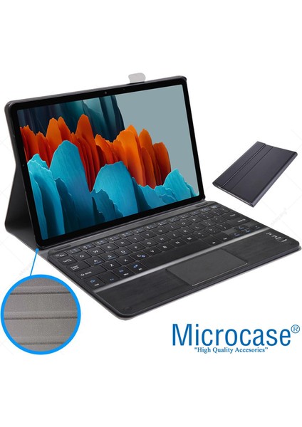 Samsung Galaxy Tab S8 X700 Bluetooth Klavye + Touchpad Standlı Kılıf - Bkk2