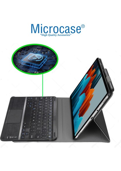 Samsung Galaxy Tab S8 X700 Bluetooth Klavye + Touchpad Standlı Kılıf - Bkk2