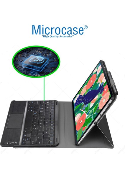 Samsung Tab S8+ Plus T800 Bluetooth Touchpad Klavye+Standlı Kılıf-Bkk2 indirimleri