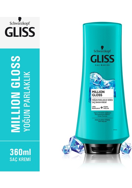 Million Gloss Saç Kremi 360 ml