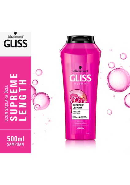 Schwarzkopf Gliss Supreme Length Şampuan 500 ml