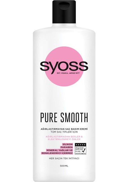 Pure Ağırlaştırmayan Saç Kremı 500Ml Saç Bakım Saç Kremi fiyatları