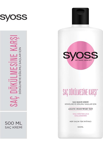 Saç Kremi 500 Ml Saç Bakım Saç Kremi