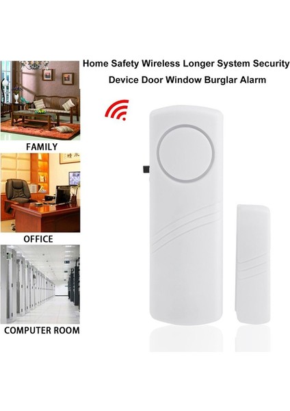 Yl-333 Wireless Door Window Alarm Beyaz (Yurt Dışından)