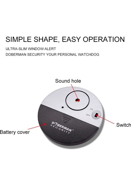 SE-0106 Door / Window Alarm Style1 (Yurt Dışından)