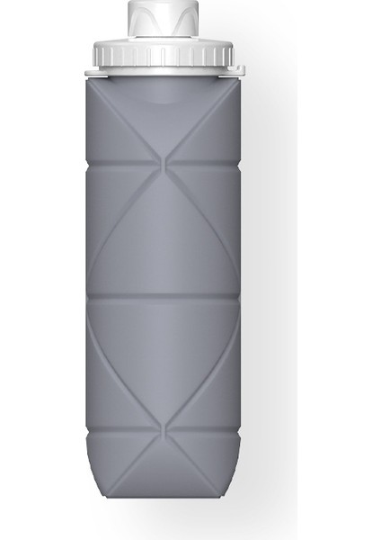 600Ml Silikon Katlanır Fincan Gri (Yurt Dışından)