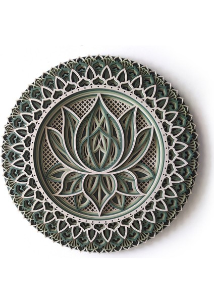 Lotus Çiçek Mandala