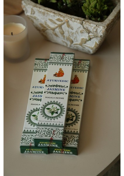 Ayurvedic Jasmine (Yasemin) Elde Sarma Masala Tütsü