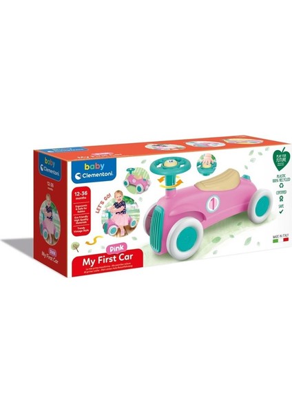 Baby Clementoni Ilk Klasik Arabam Pembe