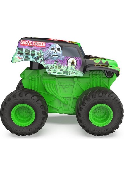 Spin Master Monster Jam 1:43 Click & Flip Araçlar Grave Digger