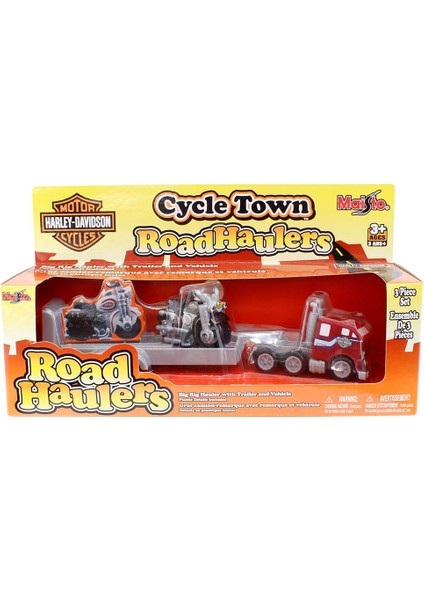 Harley Davidson Cycle Town Haulers Tır Kırmızı