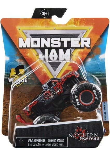 Spin Master Monster Jam 1:64 Wheelie Bar Araçlar - Northern Nightmare