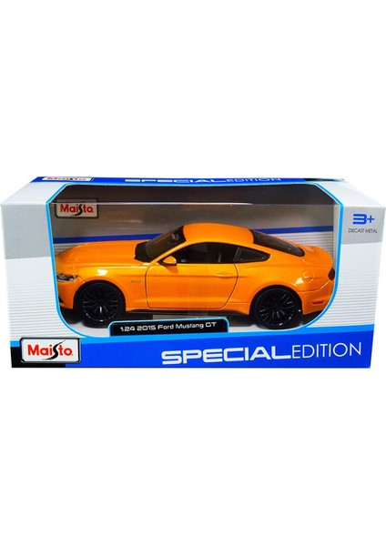 1/24 2015 Model Ford Mustang Gt Turuncu