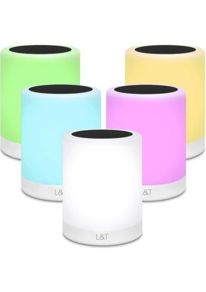 Q212 Gece Lambalı Bluetooth Hoparlör Beyaz