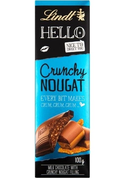 Hello Crunchy Nougat 100 gr