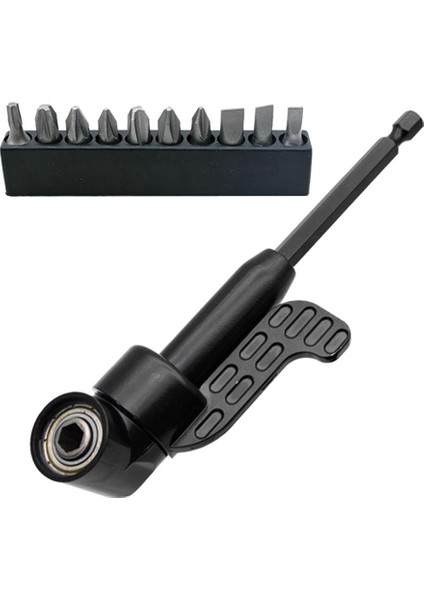 Siyah Matkap Ucu Tutucu Uzatma Manyetik Bit Matkap Eki 1/4 Hex Shank 150G