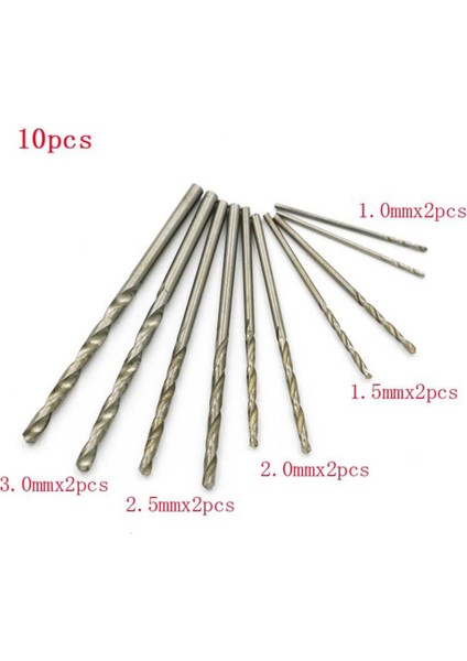 El Büküm Matkap Kuyumcular Kayan Sondaj Delme Spiral Aracı ile Matkap 1.0-3.0mm