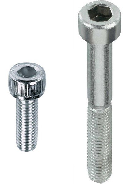 M6 x 20 DIN912 Imbus Cıvata 8.8 Beyaz 5 Li Paket