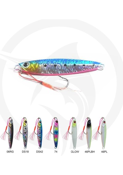 Alonso 30 gr Maxi Jig Mavi Pembe Sardine