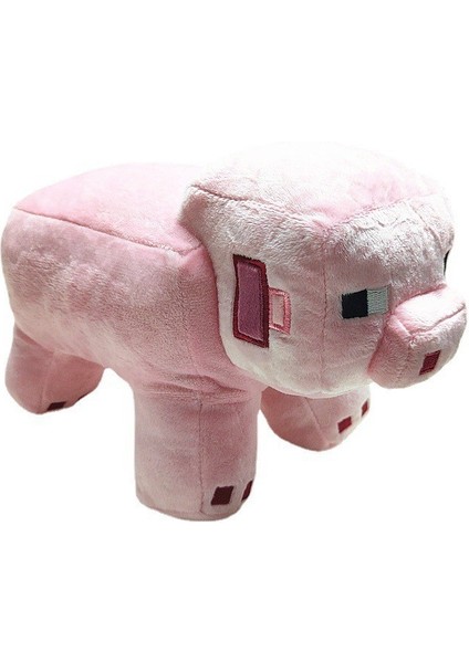 28 cm Minecraft Figürlü Peluş Oyuncak - Pembe (Yurt Dışından)
