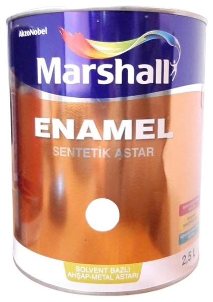 Enamel Sentetik Astar Beyaz 2,5 Lt