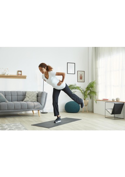 Pilates Matı - 140 cm x 50 cm x 6,5 mm - Siyah
