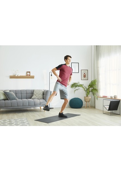 Pilates Matı - 140 cm x 50 cm x 6,5 mm - Siyah