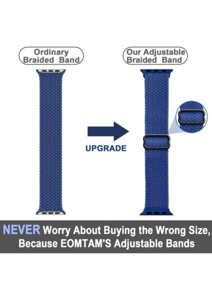 Apple Watch Uyumlu Kordon 3 4 5 6 7 Se 42MM 44MM 45MM Örgü Tokalı Kordon Gökkuşağı fiyatları