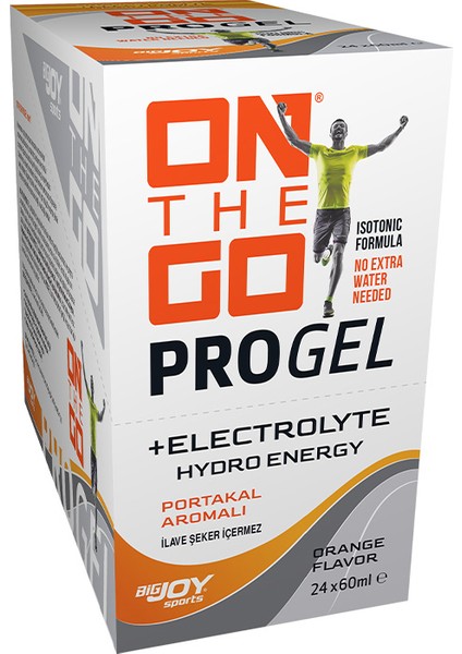 Progel + Electrolyte 60 ml x 24 Saşe Portakal