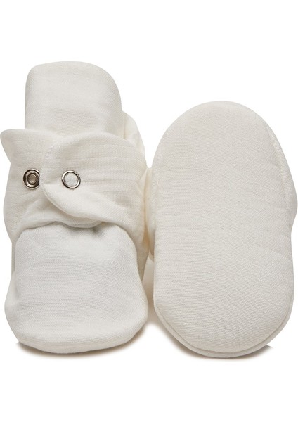 Organik Pamuk Müslin Çıtçıtlı Beyaz Panduf fiyatları