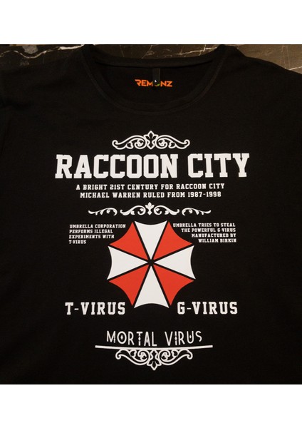Resident Evil Baskılı %100 Pamuk Oversize T-Shirt Büyük Beden Tişört fiyatları