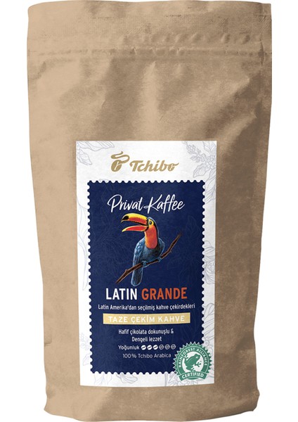 Latin Grande Taze Çekilmiş Kahve 250 gr