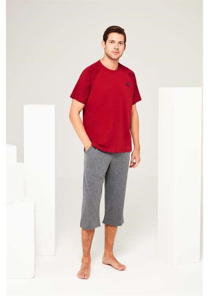 3622 Erkek Yuvarlak Yaka Kapri Takımı