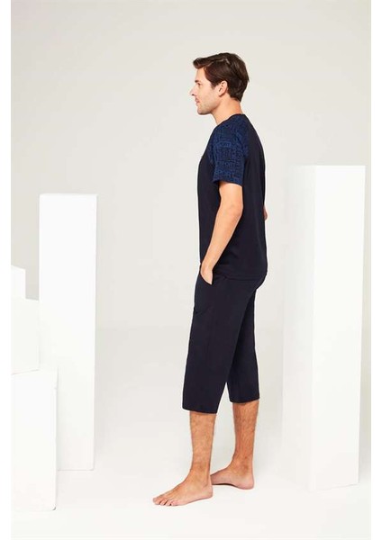 3622 Erkek Yuvarlak Yaka Kapri Takımı fırsatları