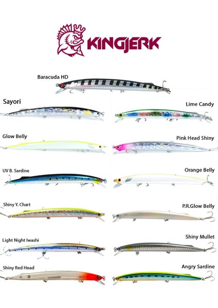 Kingjerk Sinking 19CM 34GR Maket Balık fiyatları