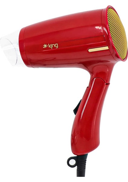 KSK-438 Arvinda Seyahat Tipi Saç Kurutma Makinesi Kırmızı