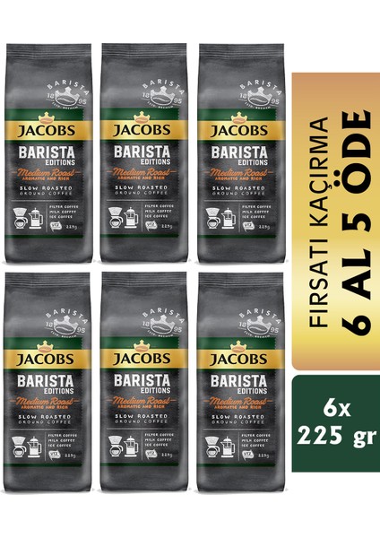 Barista Editions Medium Filtre Kahve 225 gr 6'lı