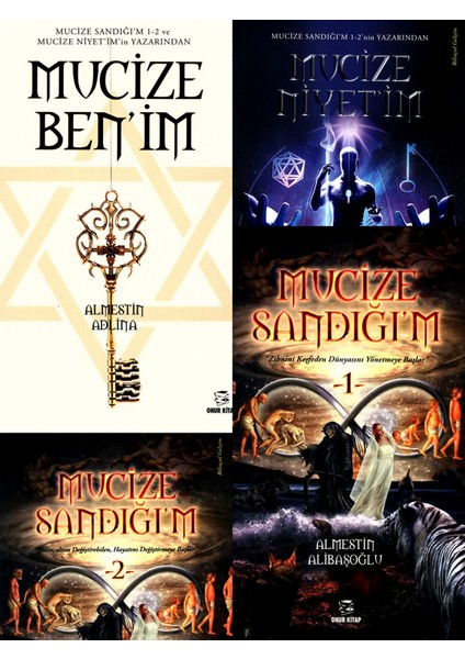 Mucize Sandığım 1-2 - Mucize Niyetim - Mucize Benim 4 Kitap Set - Almestin Alibaşoğlu